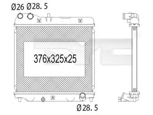Радиатор, охлаждение двигателя