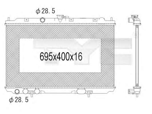 Радіатор, система охолодження двигуна
