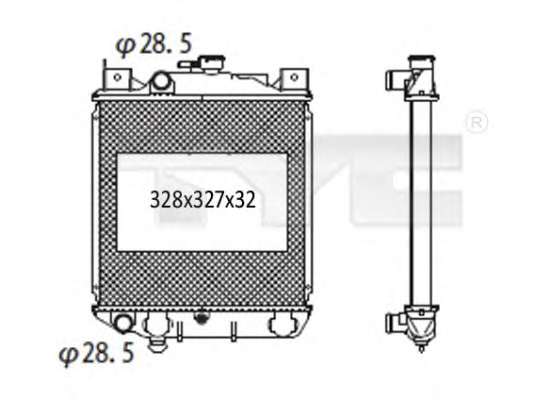 Радиатор, охлаждение двигателя