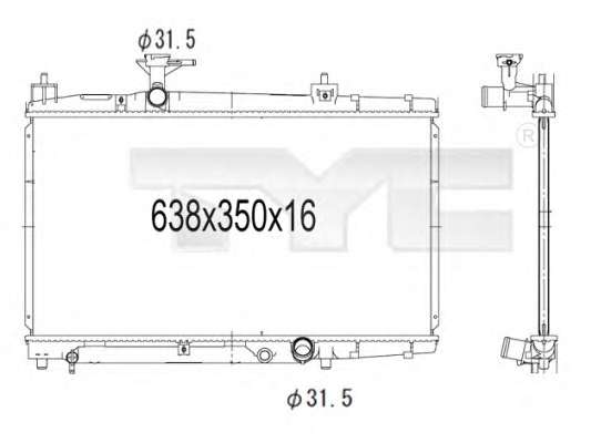 Радіатор, система охолодження двигуна
