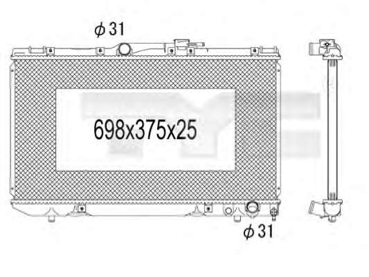 Радиатор, охлаждение двигателя