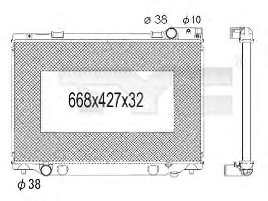 Радиатор, охлаждение двигателя