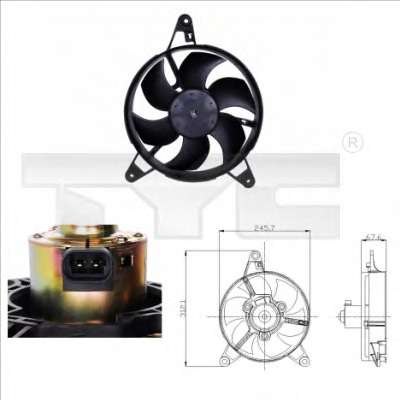 Вентилятор, охлаждение двигателя