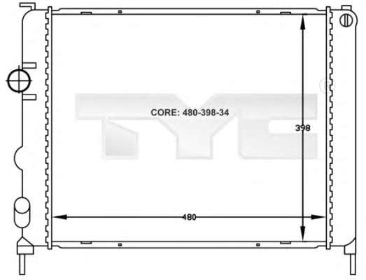 Радиатор, охлаждение двигателя