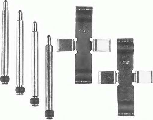 Комплектующие, колодки дискового тормоза