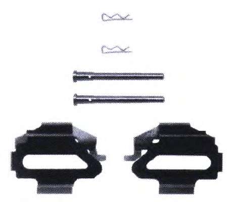 Комплектующие, колодки дискового тормоза