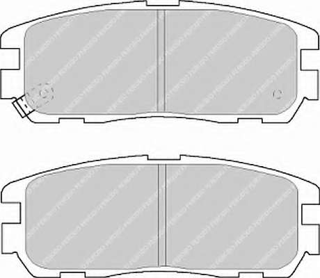Комплект тормозных колодок, дисковый тормоз