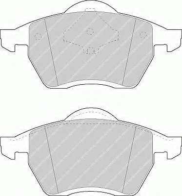 Комплект тормозных колодок, дисковый тормоз