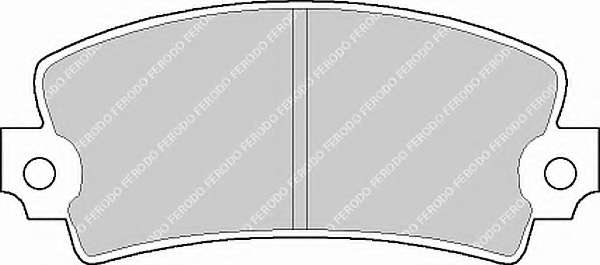 Комплект тормозных колодок, дисковый тормоз