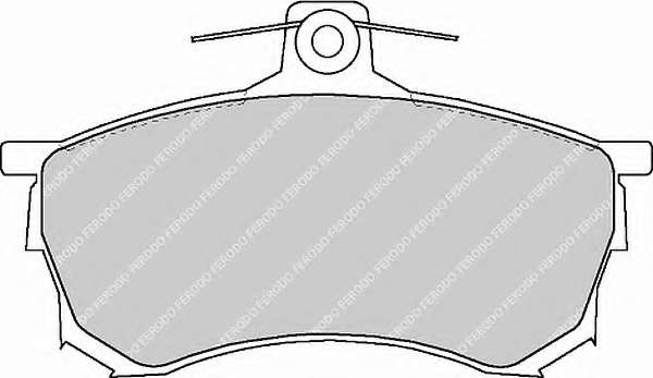Комплект тормозных колодок, дисковый тормоз