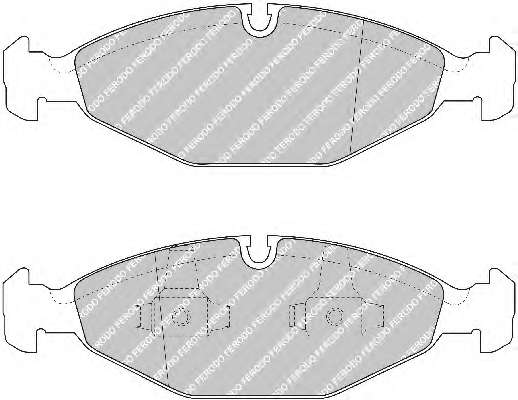 Комплект тормозных колодок, дисковый тормоз