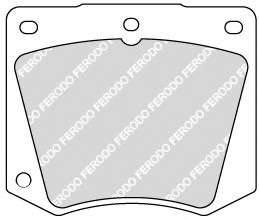 Комплект тормозных колодок, дисковый тормоз