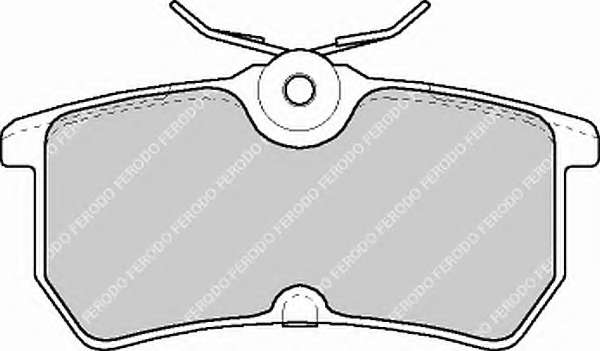Комплект тормозных колодок, дисковый тормоз