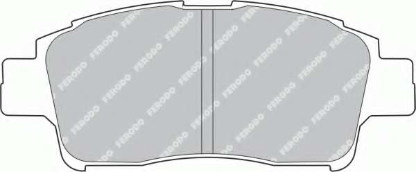 Комплект тормозных колодок, дисковый тормоз