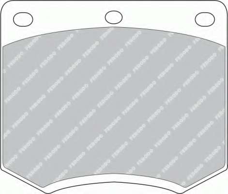 Комплект тормозных колодок, дисковый тормоз