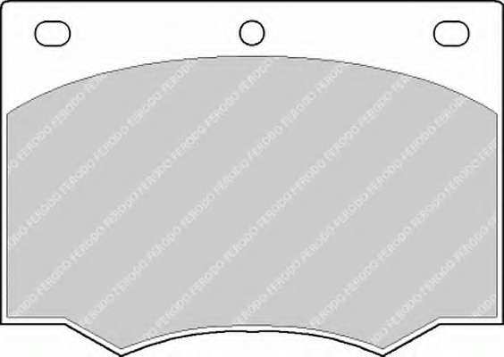 Комплект тормозных колодок, дисковый тормоз