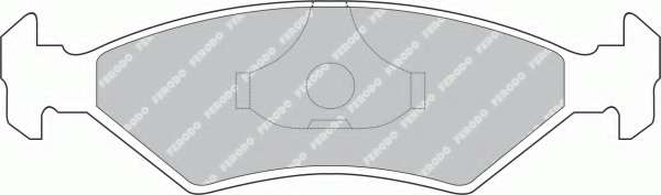 Комплект тормозных колодок, дисковый тормоз