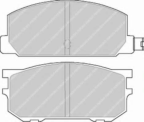 Комплект тормозных колодок, дисковый тормоз