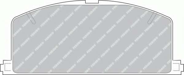 Комплект тормозных колодок, дисковый тормоз