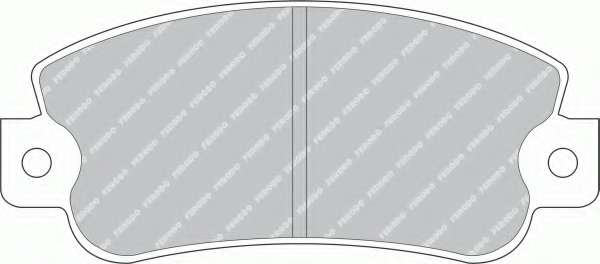 Комплект тормозных колодок, дисковый тормоз