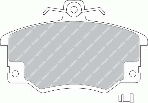 Комплект тормозных колодок, дисковый тормоз