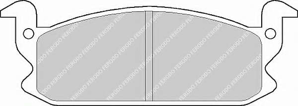 Комплект тормозных колодок, дисковый тормоз