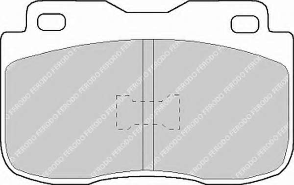 Комплект тормозных колодок, дисковый тормоз