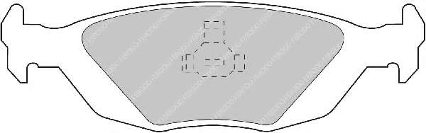 Комплект тормозных колодок, дисковый тормоз