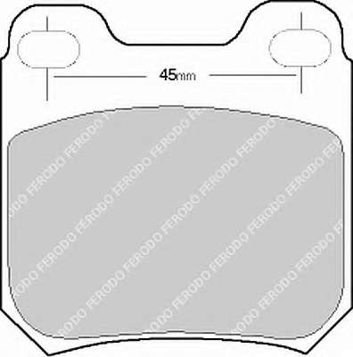 Комплект тормозных колодок, дисковый тормоз