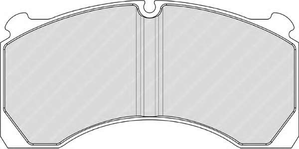 Комплект тормозных колодок, дисковый тормоз