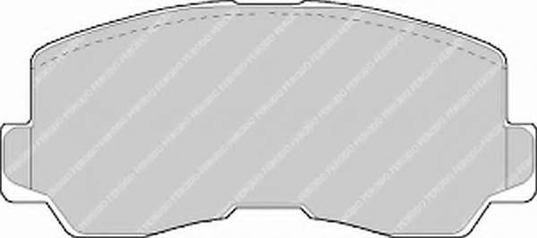 Комплект тормозных колодок, дисковый тормоз