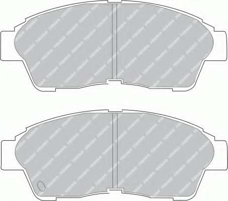 Комплект тормозных колодок, дисковый тормоз