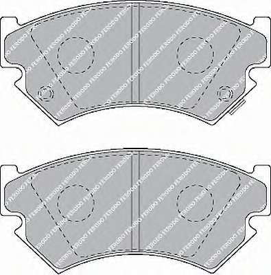 Комплект тормозных колодок, дисковый тормоз