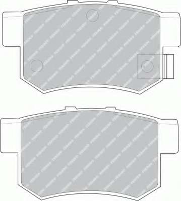 Комплект тормозных колодок, дисковый тормоз