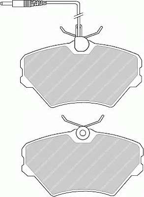 Комплект тормозных колодок, дисковый тормоз
