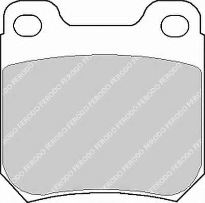 Комплект тормозных колодок, дисковый тормоз