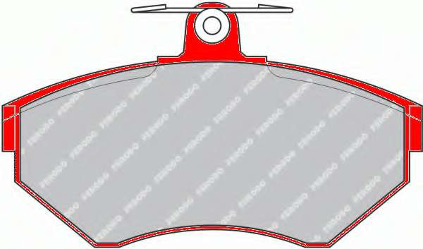 Комплект тормозных колодок, дисковый тормоз