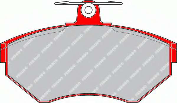 Комплект тормозных колодок, дисковый тормоз