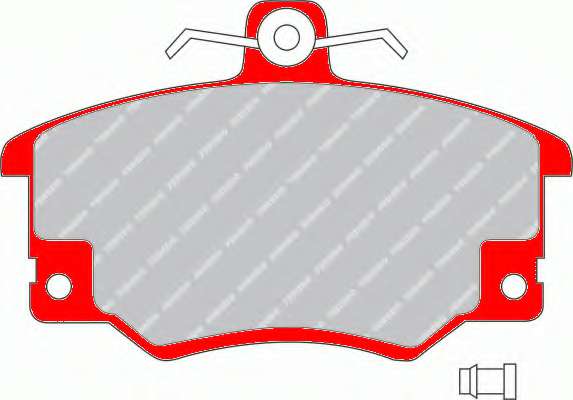 Комплект тормозных колодок, дисковый тормоз
