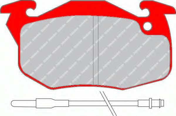 Комплект тормозных колодок, дисковый тормоз
