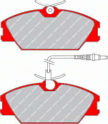 Комплект тормозных колодок, дисковый тормоз