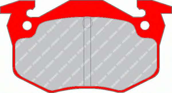 Комплект тормозных колодок, дисковый тормоз