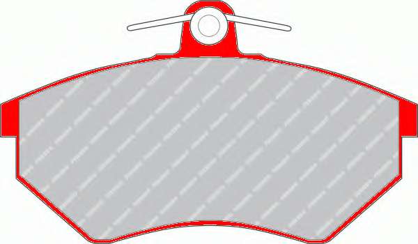 Комплект тормозных колодок, дисковый тормоз