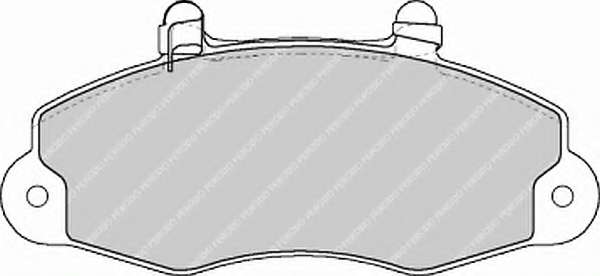 Комплект тормозных колодок, дисковый тормоз