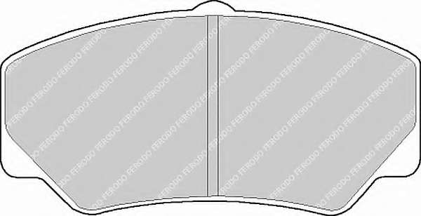 Комплект тормозных колодок, дисковый тормоз