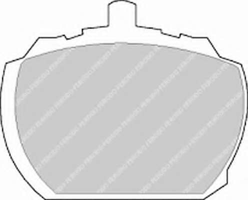 Комплект тормозных колодок, дисковый тормоз