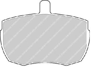 Комплект тормозных колодок, дисковый тормоз