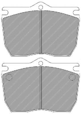 Комплект тормозных колодок, дисковый тормоз