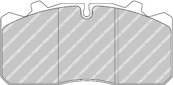 Комплект тормозных колодок, дисковый тормоз