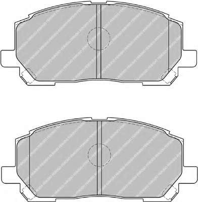 Комплект тормозных колодок, дисковый тормоз